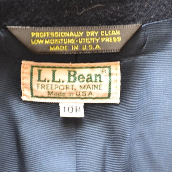 Vintage LL Bean Wool Blazer Suit Jacket - Picture 3 of 4